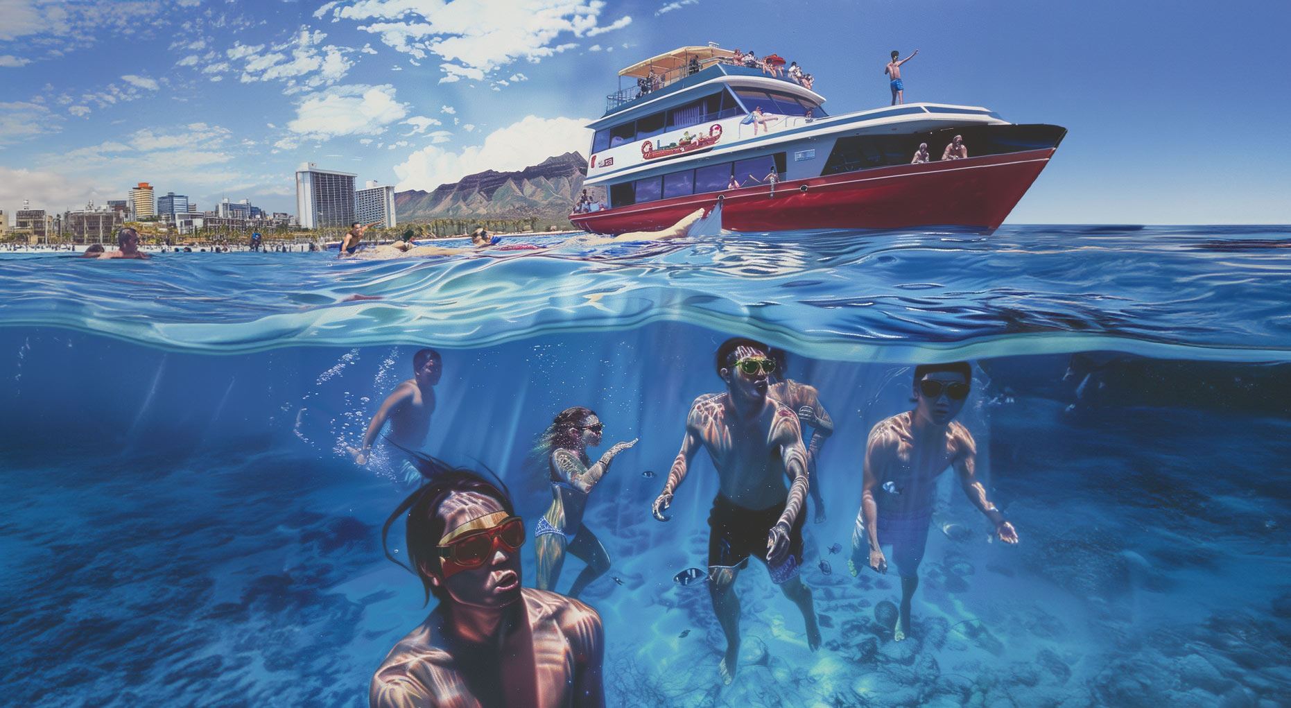 Can you Swim on a Waikiki Booze Cruise?